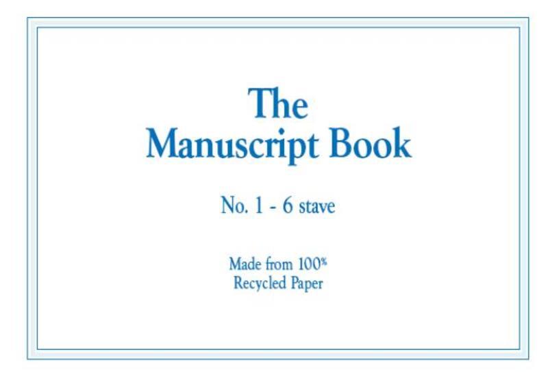 MANUSCRIPT BK 1 6ST (RECYCLED)