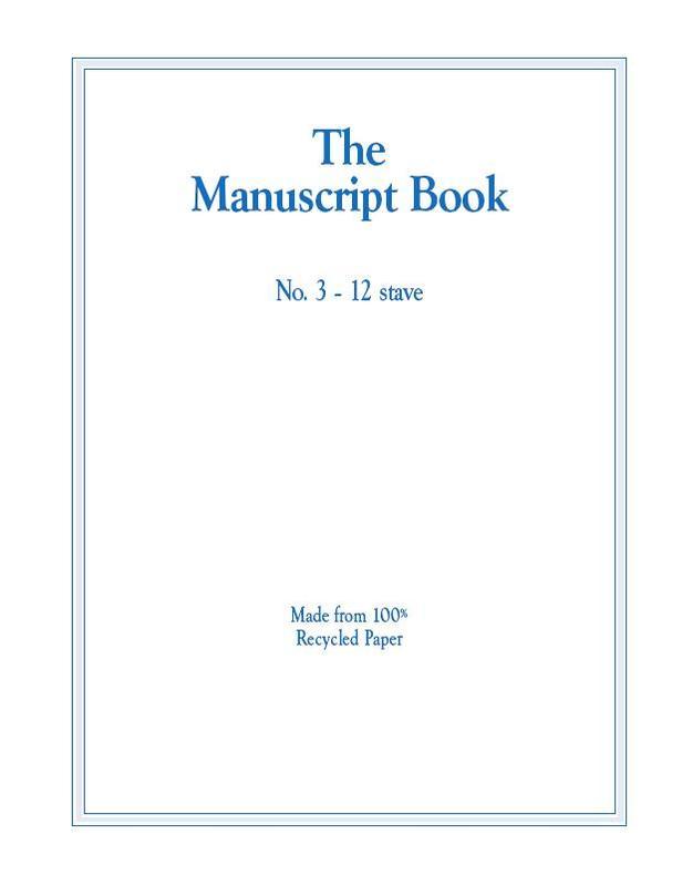 MANUSCRIPT BK 3 12ST ( RECYCLED )