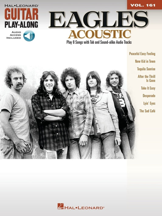 EAGLES ACOUSTIC GUITAR PLAY ALONG BK/CD V161