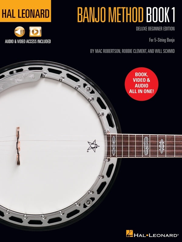 HL BANJO METHOD BK 1 DELUXE BEGINNER EDITION BK/OLM