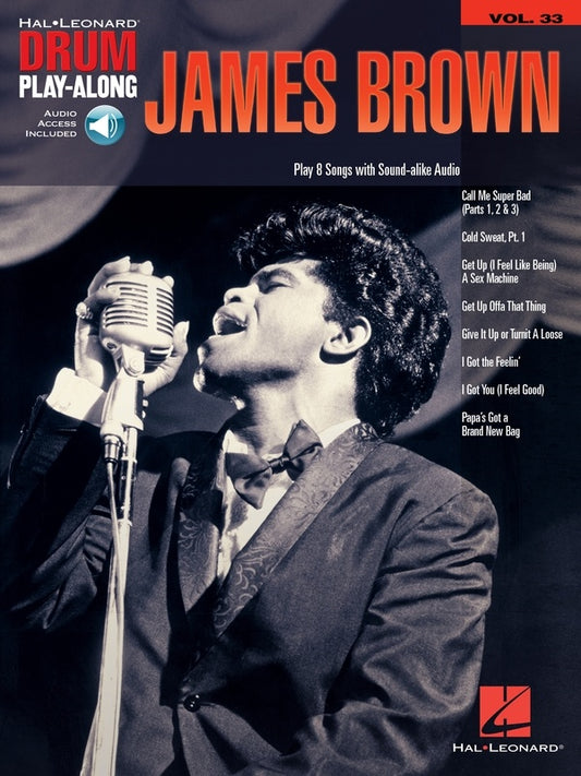 JAMES BROWN DRUM PLAY ALONG V33 BK/CD