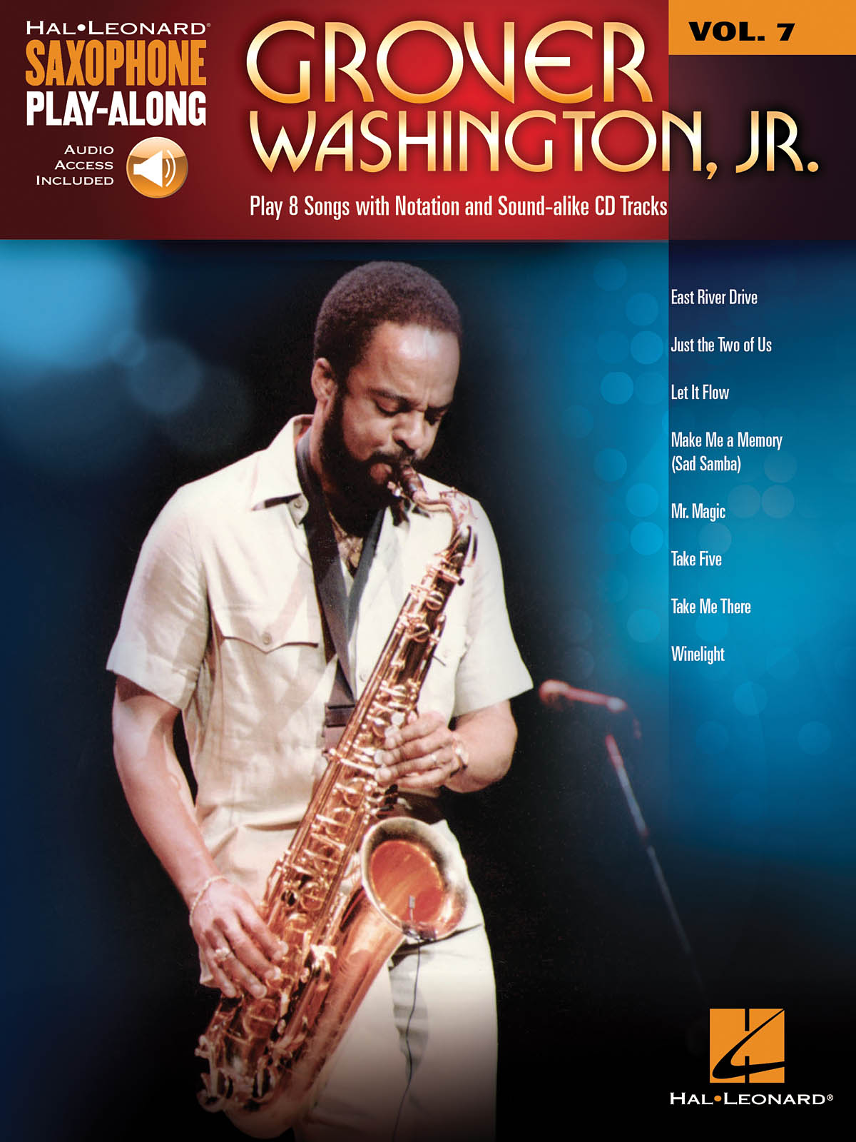 GROVER WASHINGTON JR SAX PLAYALONG V7 BK/OLA