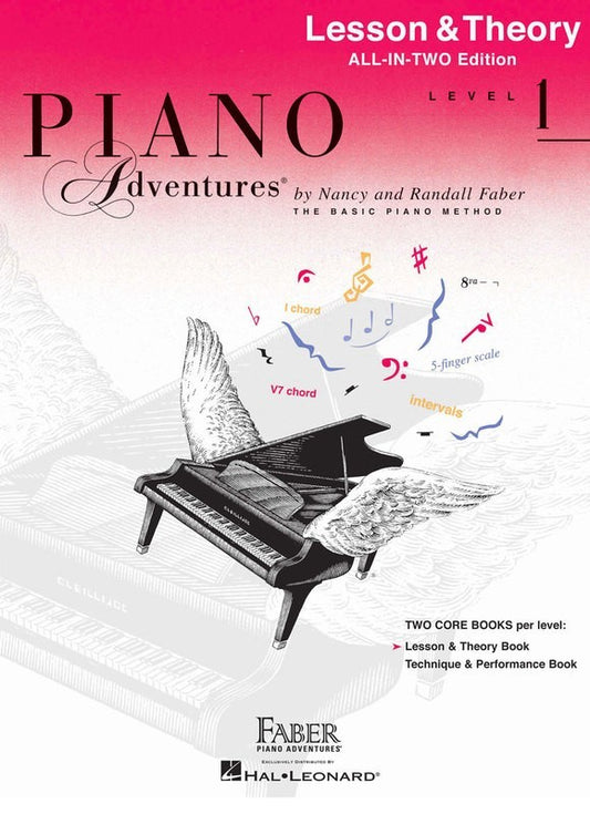 PIANO ADVENTURES ALL IN TWO LVL 1 LESSON THEORY