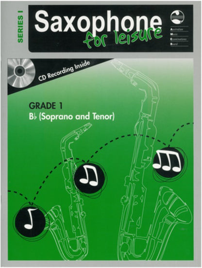 AMEB SAXOPHONE FOR LEISURE GR 1 SER 1 TENOR BK/C