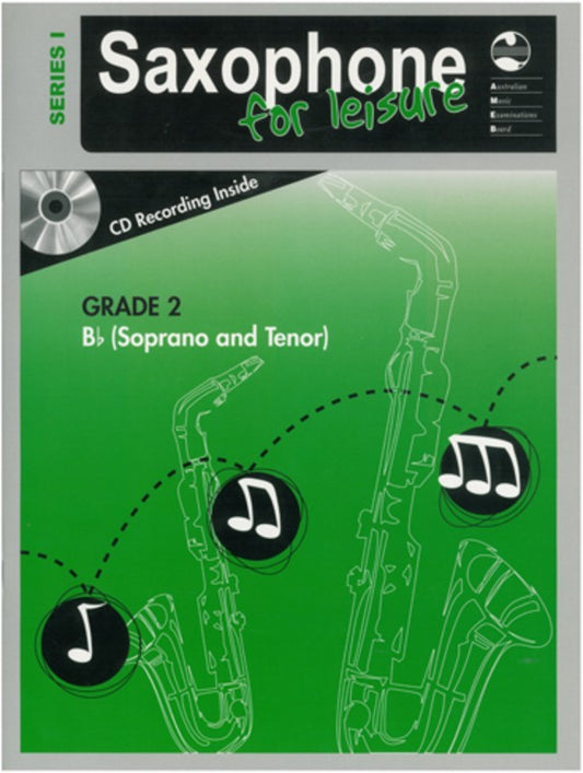 AMEB SAXOPHONE FOR LEISURE GR 2 SER 1 TENOR BK/C