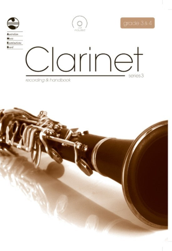 AMEB CLARINET GR 3 TO 4 SERIES 3 CD/HANDBOOK