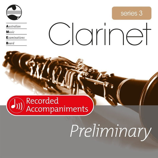 CLARINET PRELIMINARY SERIES 3 RECORDED ACCOMP CD