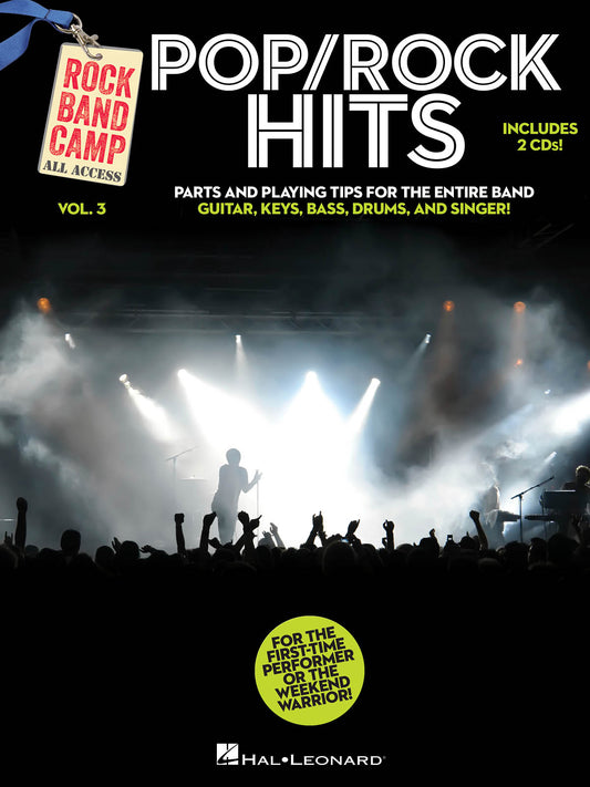 POP ROCK HITS ROCK BAND CAMP V3 BK/2CD GTR/BASS/