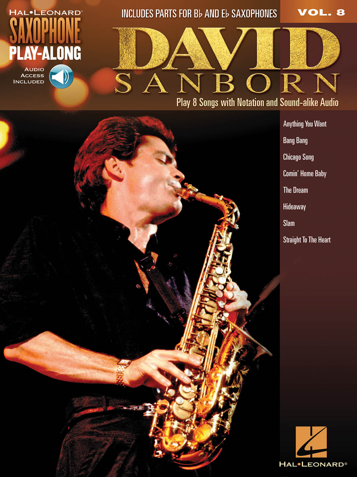 DAVID SANBORN SAX PLAYALONG V8 BK/OLA