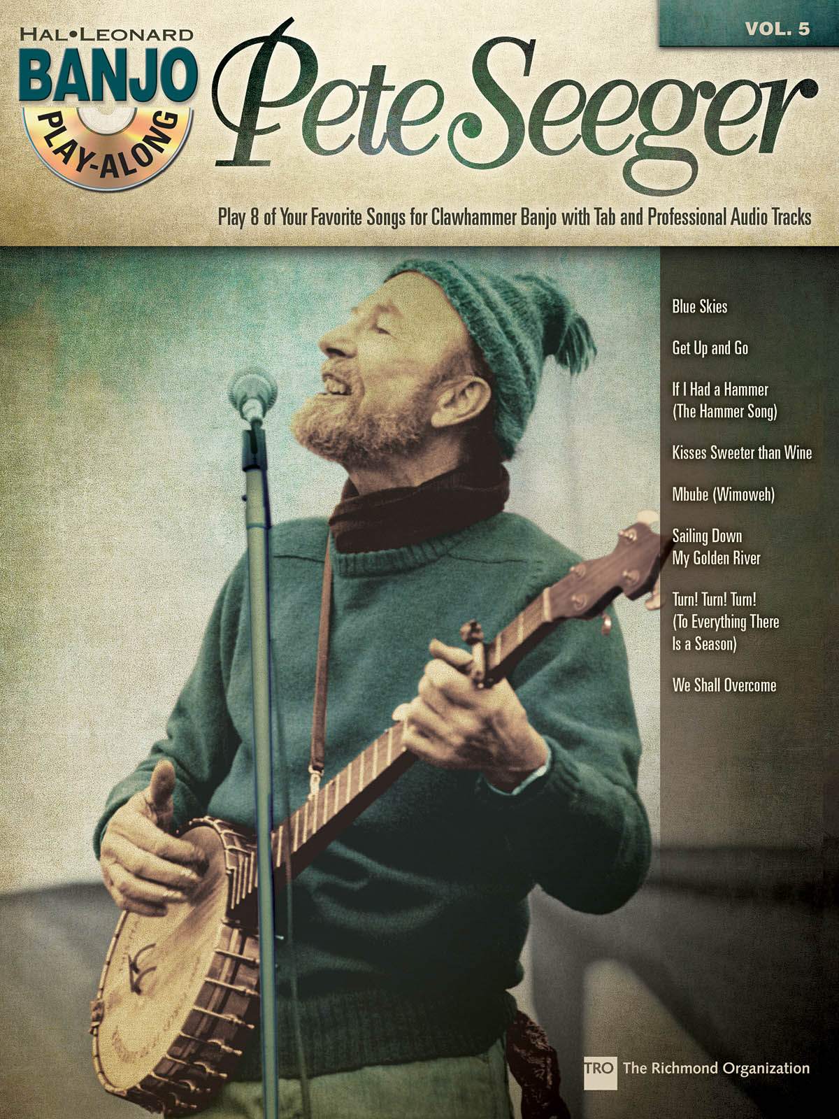 PETE SEEGER BANJO PLAY ALONG V5 BK/CD