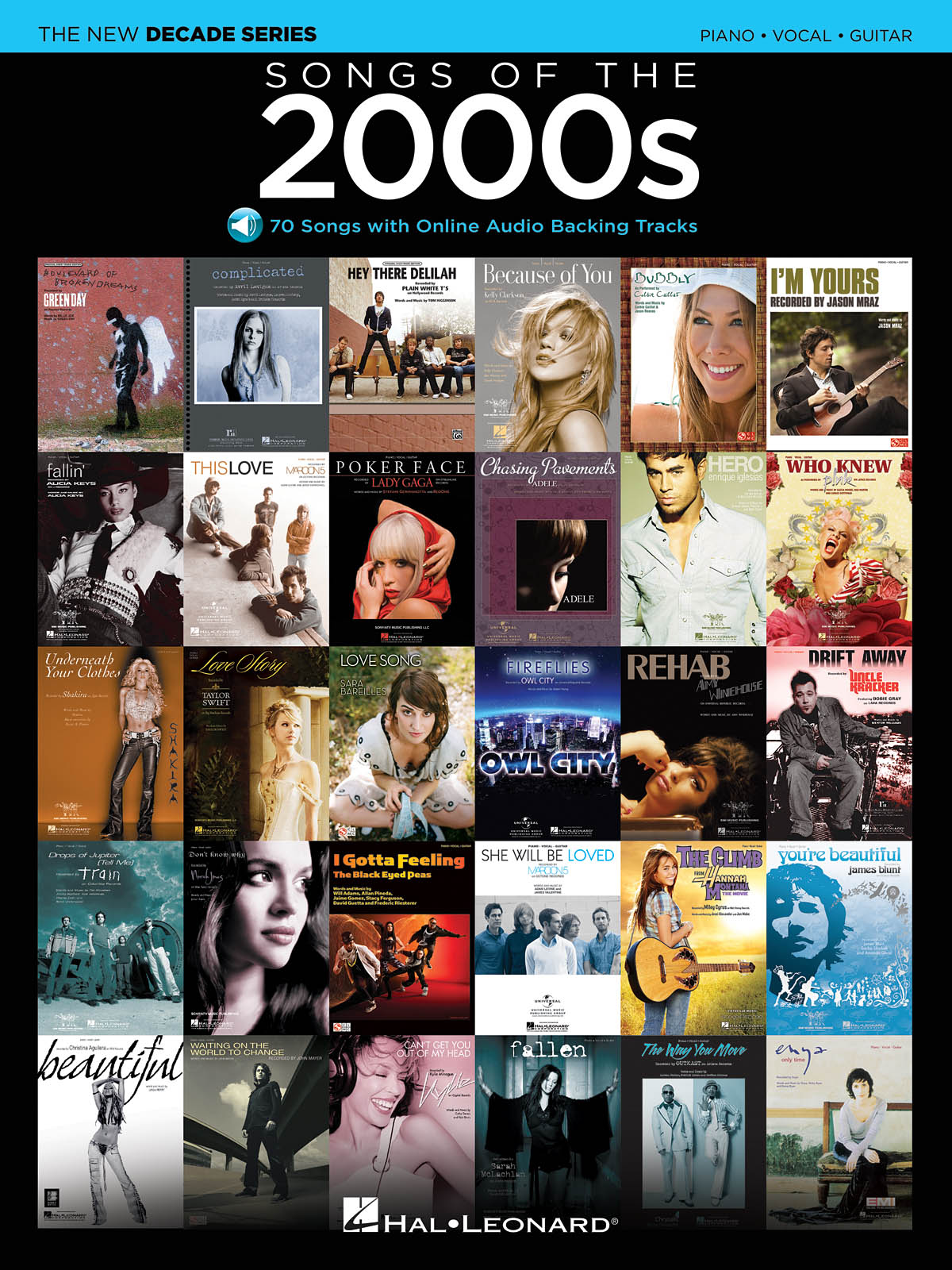 SONGS OF THE 2000S PVG BK/OLA