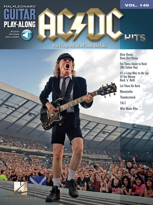 AC/DC HITS GUITAR PLAY ALONG BK/CD V149