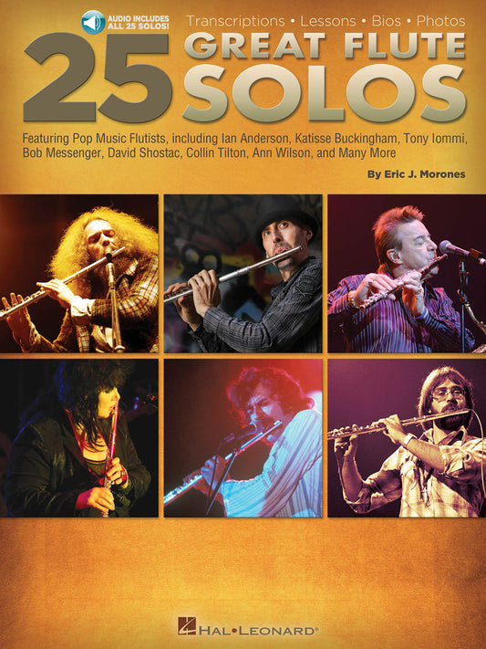 25 GREAT FLUTE SOLOS BK/OLA