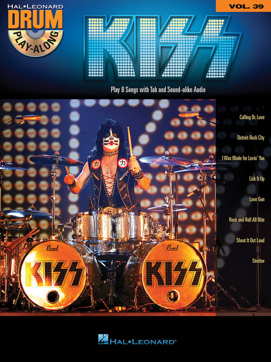 KISS DRUM PLAY ALONG V32 BK/CD