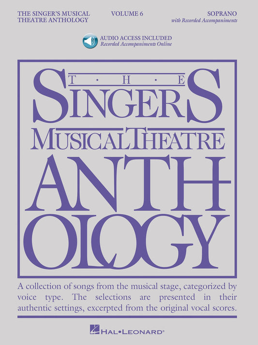 SINGERS MUSICAL THEATRE ANTH V6 SOP BK/OLA