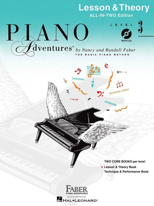 PIANO ADVENTURES ALL IN TWO 3 LESSON THEO BK/CD