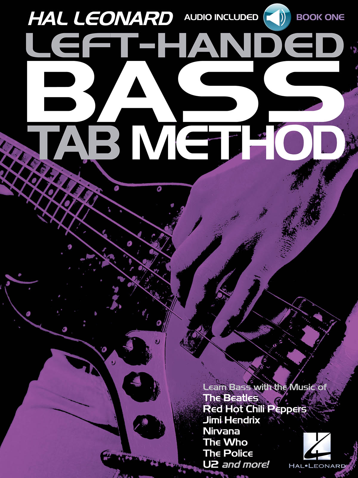 HAL LEONARD LEFT-HANDED BASS TAB METHOD - BOOK 1