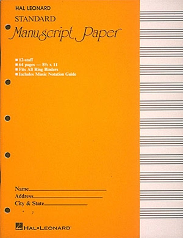 MANUSCRIPT PAPER STD KBD