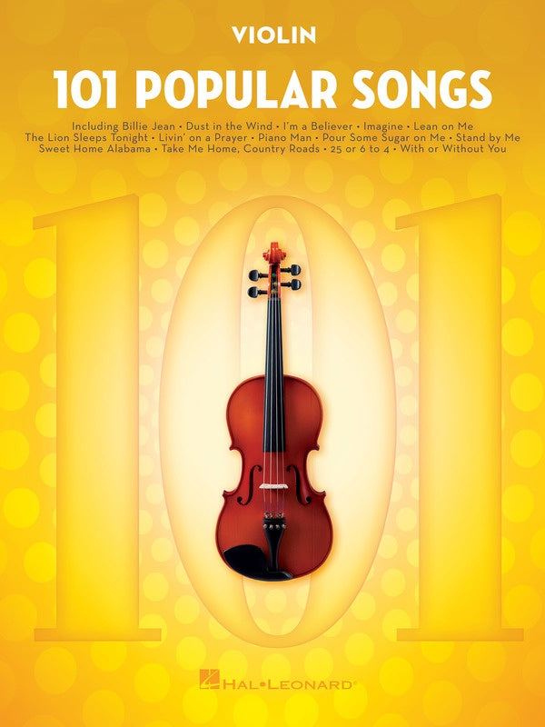 101 POPULAR SONGS FOR VIOLIN