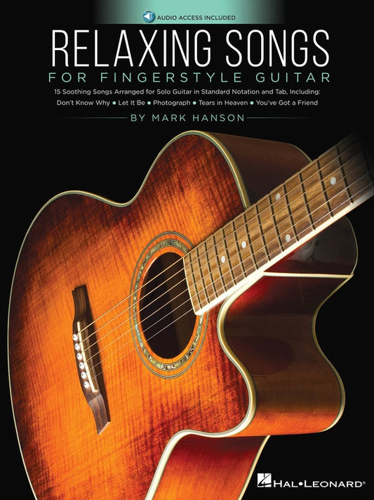 RELAXING SONGS FOR FINGERSTYLE GUITAR BK/OLA