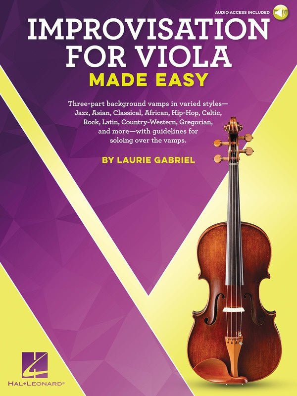 IMPROVISATION FOR VIOLA MADE EASY BK/OLA