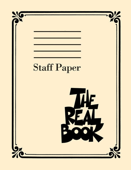 REAL BOOK STAFF PAPER 9ST 400PG PERFORATED