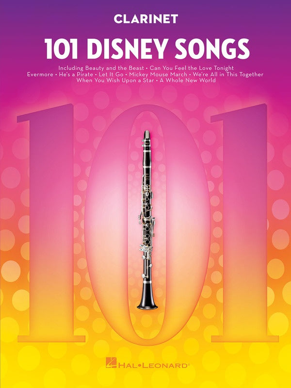 101 DISNEY SONGS FOR CLARINET