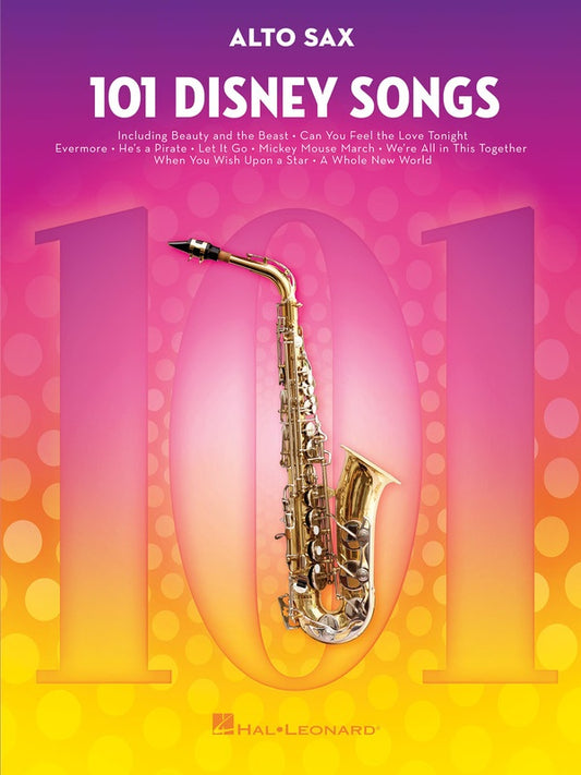 101 DISNEY SONGS FOR ALTO SAX