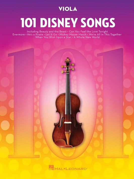 101 DISNEY SONGS FOR VIOLA