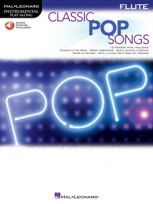 CLASSIC POP SONGS FOR FLUTE BK/OLA