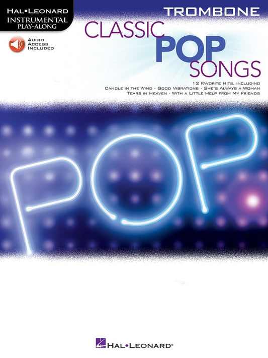 CLASSIC POP SONGS FOR TROMBONE BK/OLA