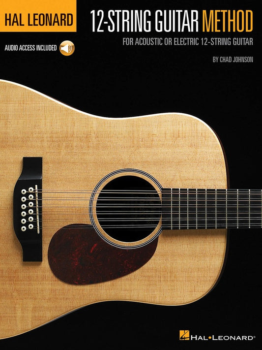 HAL LEONARD 12 STRING GUITAR METHOD BK/OLA