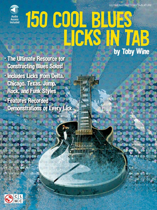 150 COOL BLUES LICKS IN TAB BK/CD