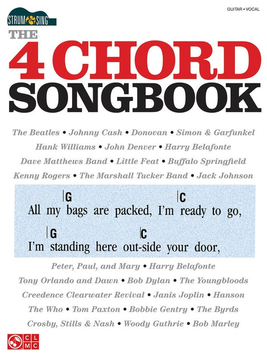 4 CHORD SONGBOOK STRUM & SING CHORDS & LYRICS