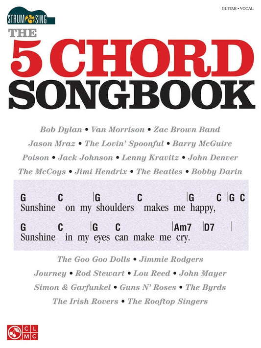 5 CHORD SONGBOOK STRUM & SING CHORDS & LYRICS