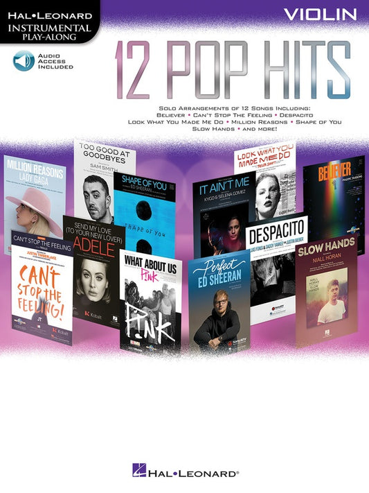 12 POP HITS VIOLIN BK/OLA