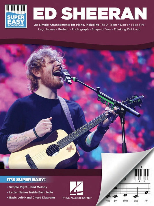 ED SHEERAN SUPER EASY SONGBOOK