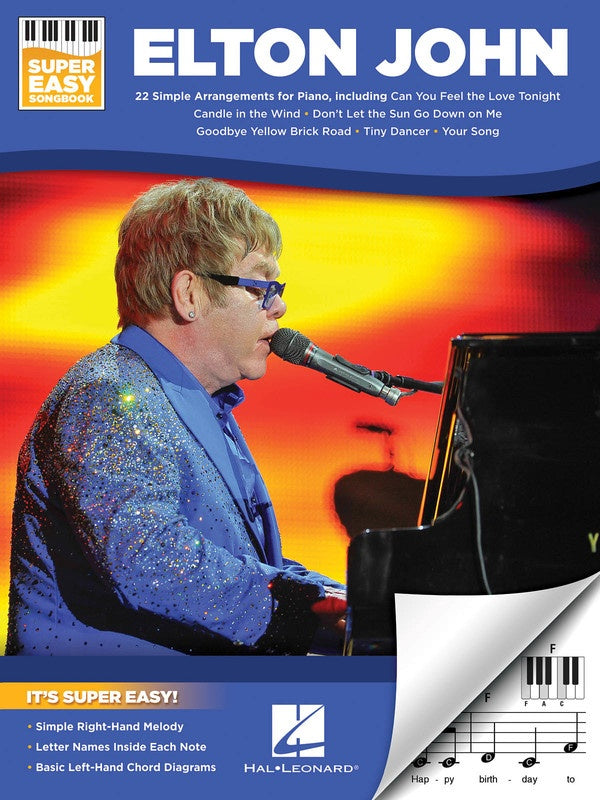 ELTON JOHN SUPER EASY SONGBOOK