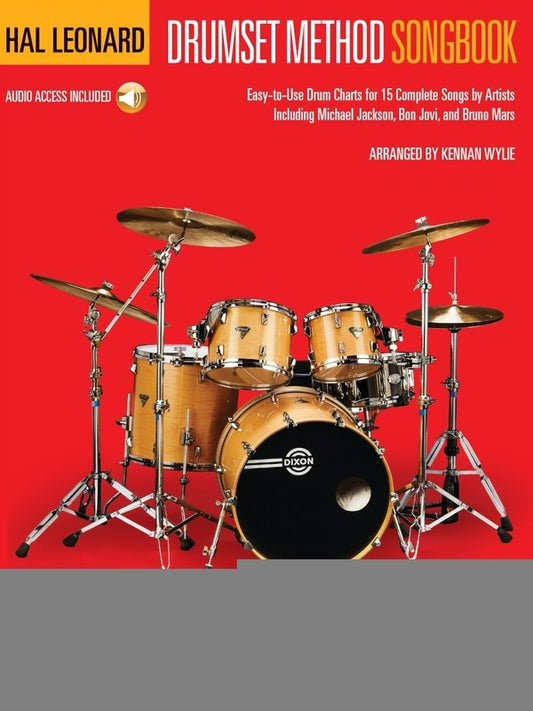 HAL LEONARD DRUMSET METHOD SONGBOOK BK/OLA