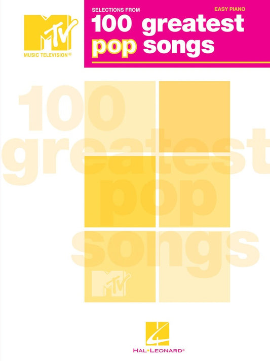 MTV 100 GREATEST POP SONGS EASY PNO