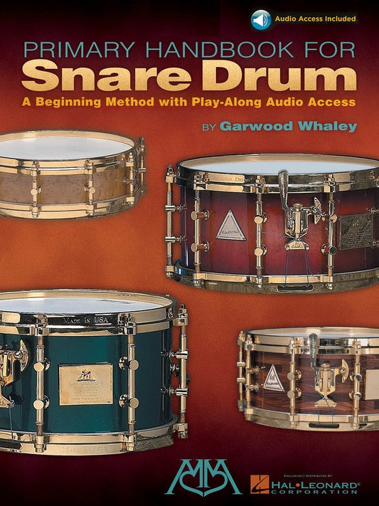 PRIMARY HANDBK FOR SNARE DRUM BK/CD