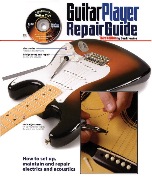 GUITAR PLAYER REPAIR GUIDE 3RD REV EDN BK/DVD