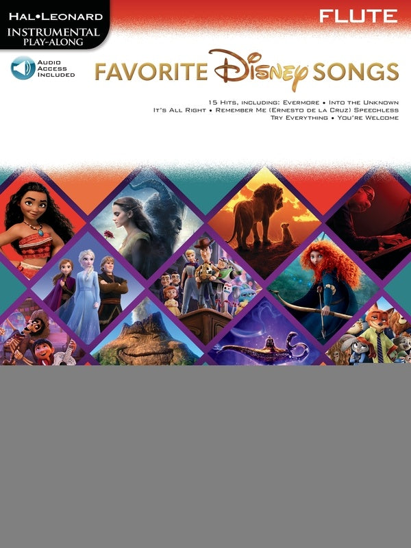 FAVORITE DISNEY SONGS FOR FLUTE BK/OLA