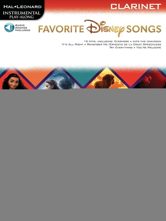 FAVORITE DISNEY SONGS FOR CLARINET BK/OLA