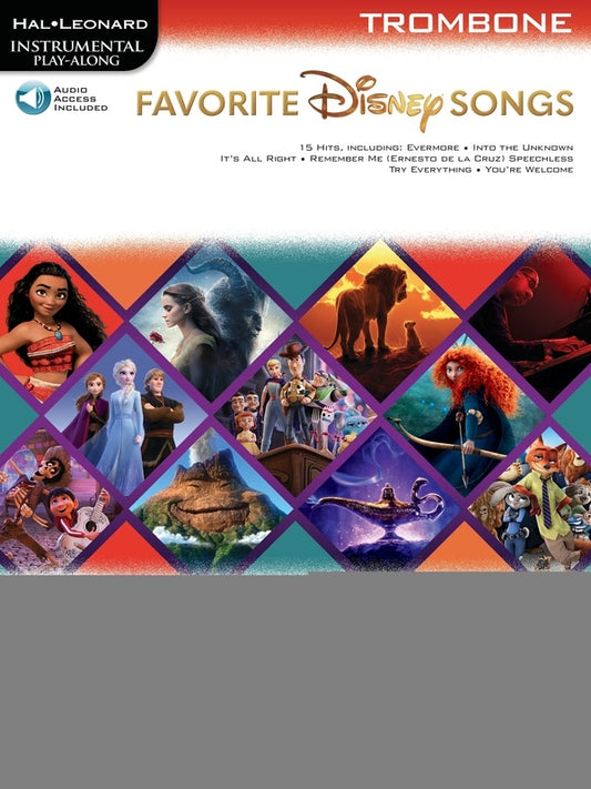 FAVORITE DISNEY SONGS FOR TROMBONE BK/OLA