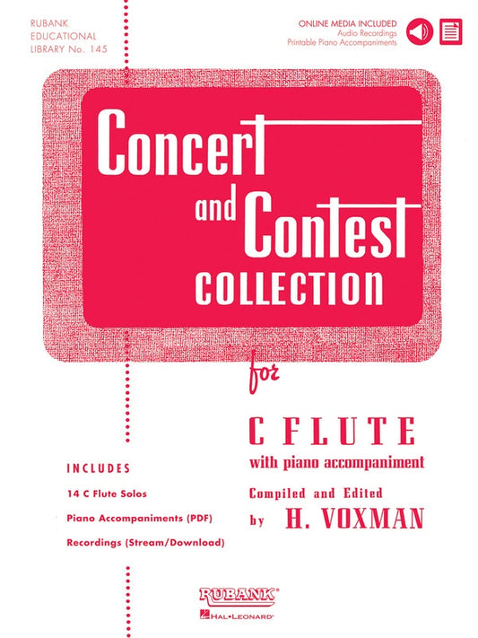 CONCERT AND CONTEST COLLECTION FLUTE BK/CD