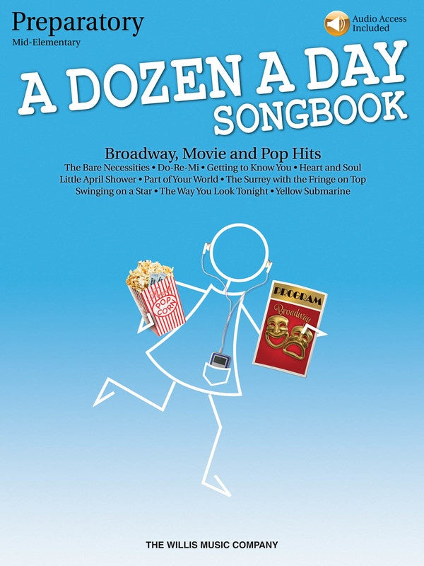 A DOZEN A DAY SONGBOOK - PREPARATORY BK/CD