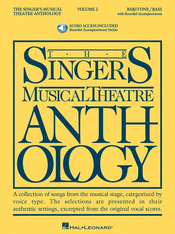 SINGERS MUSICAL THEATRE ANTHOLOGY BK 2 BK/2CD