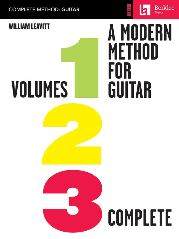 MODERN METHOD FOR GUITAR BKS 1 2 & 3 COMPOS