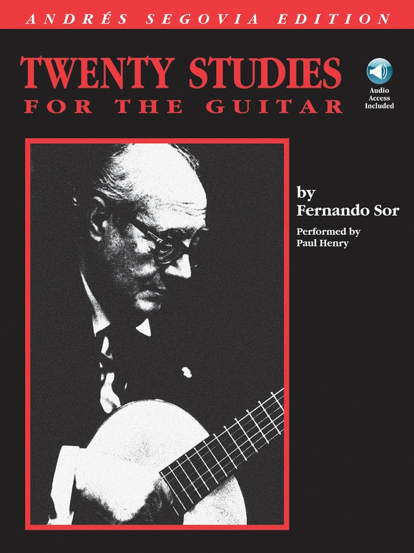 STUDIES 20 FOR GUITAR BK/CD